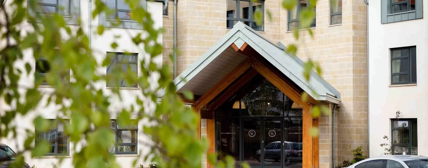 Edinburgh care home entrace