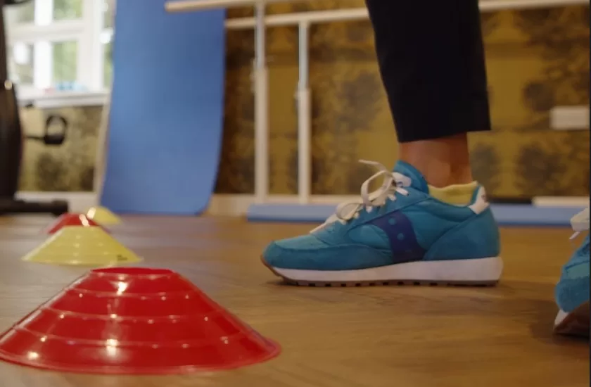 Working with the physiotherapist